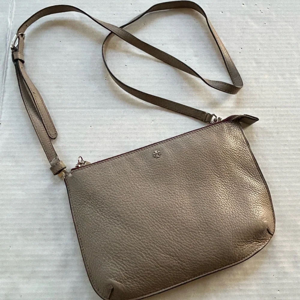 TORY BURCH beige small Crossbody Bag
